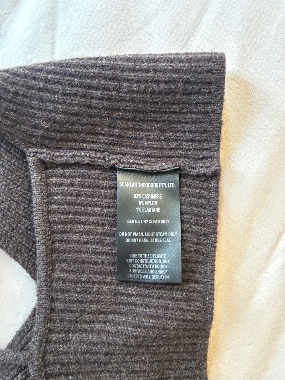 Scanlan Theodore Black Ribbed Knit Bralette - Picture 4 of 6